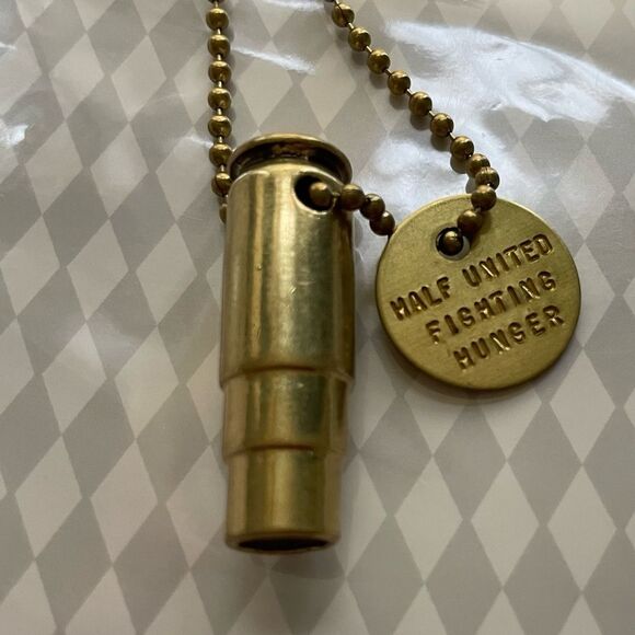 Half United Artisan Made Fighting Hunger Bullet Necklace - Picture 10 of 14